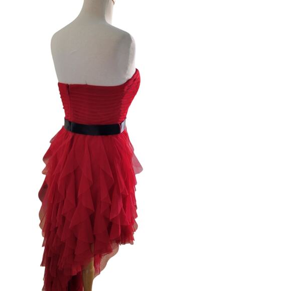 Y2K Tulle RED party ballroom dress ASO in Blake GOSSIP GIRL SZ6 - Picture 10 of 15